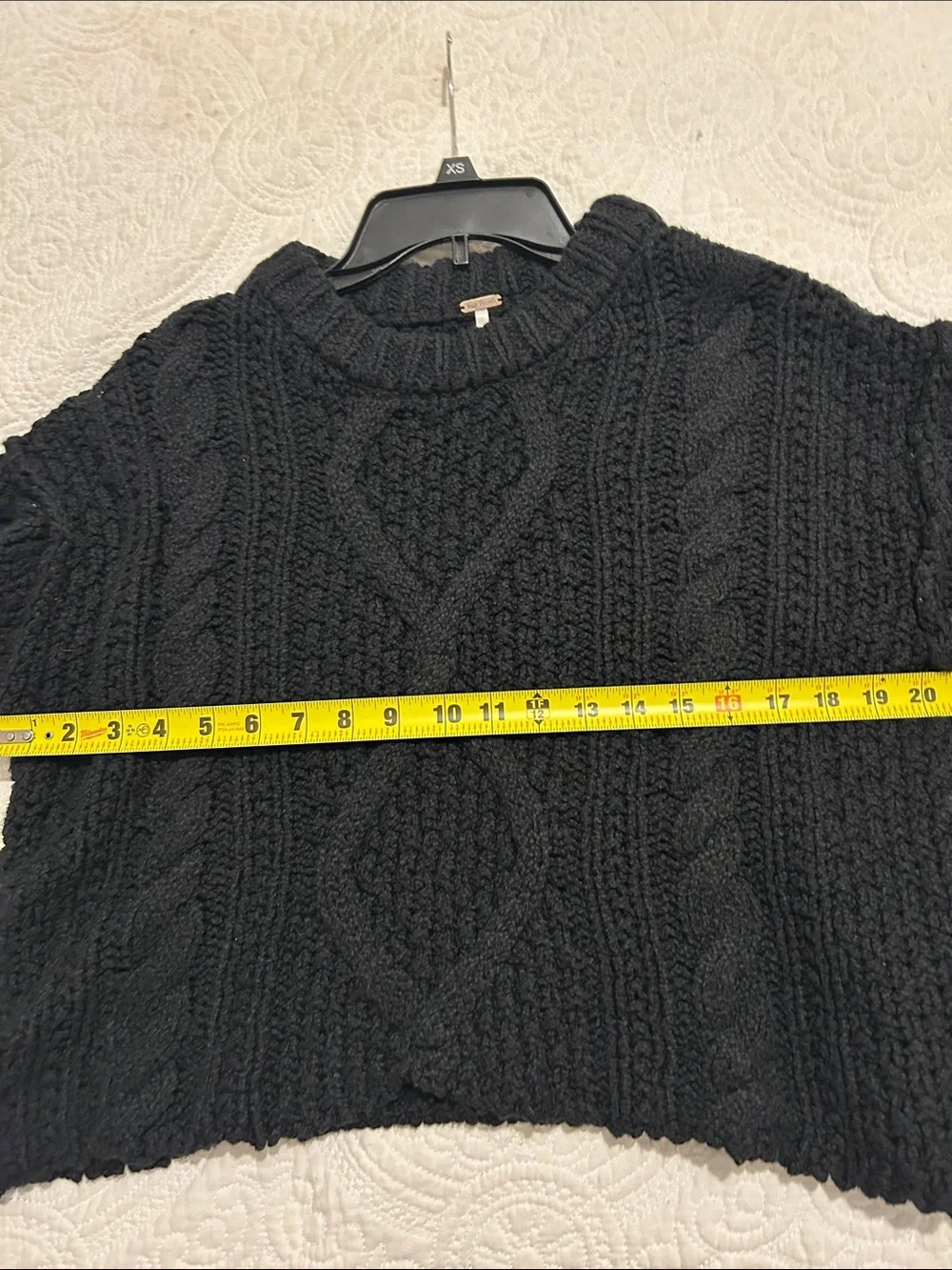 Free People Cutting Edge Cable Pullover Sweater Size Medium
